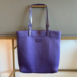 MICHAEL KORS Jet Set Neoprene Tote Bag (Purple)